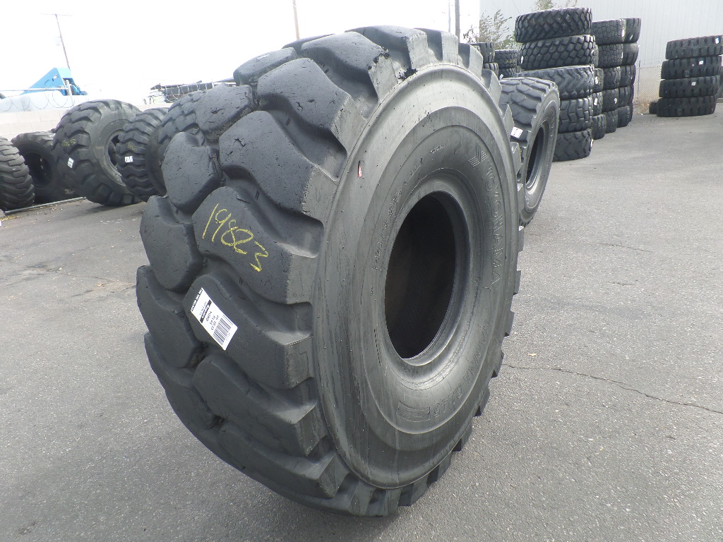 26.5R25 Yokohama OTR Tire L4S RL4S 1Star CONDITIONUsedTREAD DEPTH