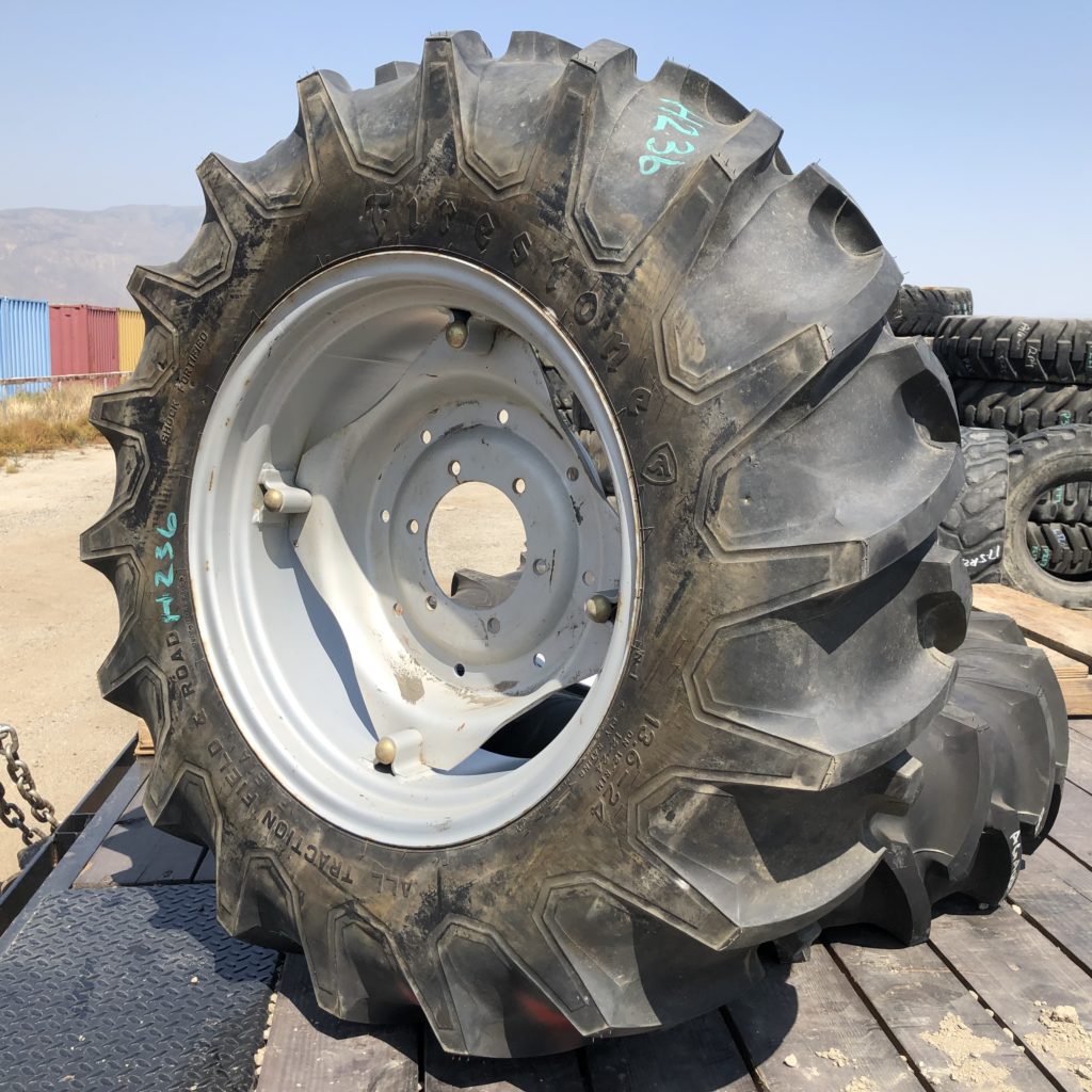13.6X24 Firestone OTR Tire R1 Ag All Traction Field & Road 4Ply