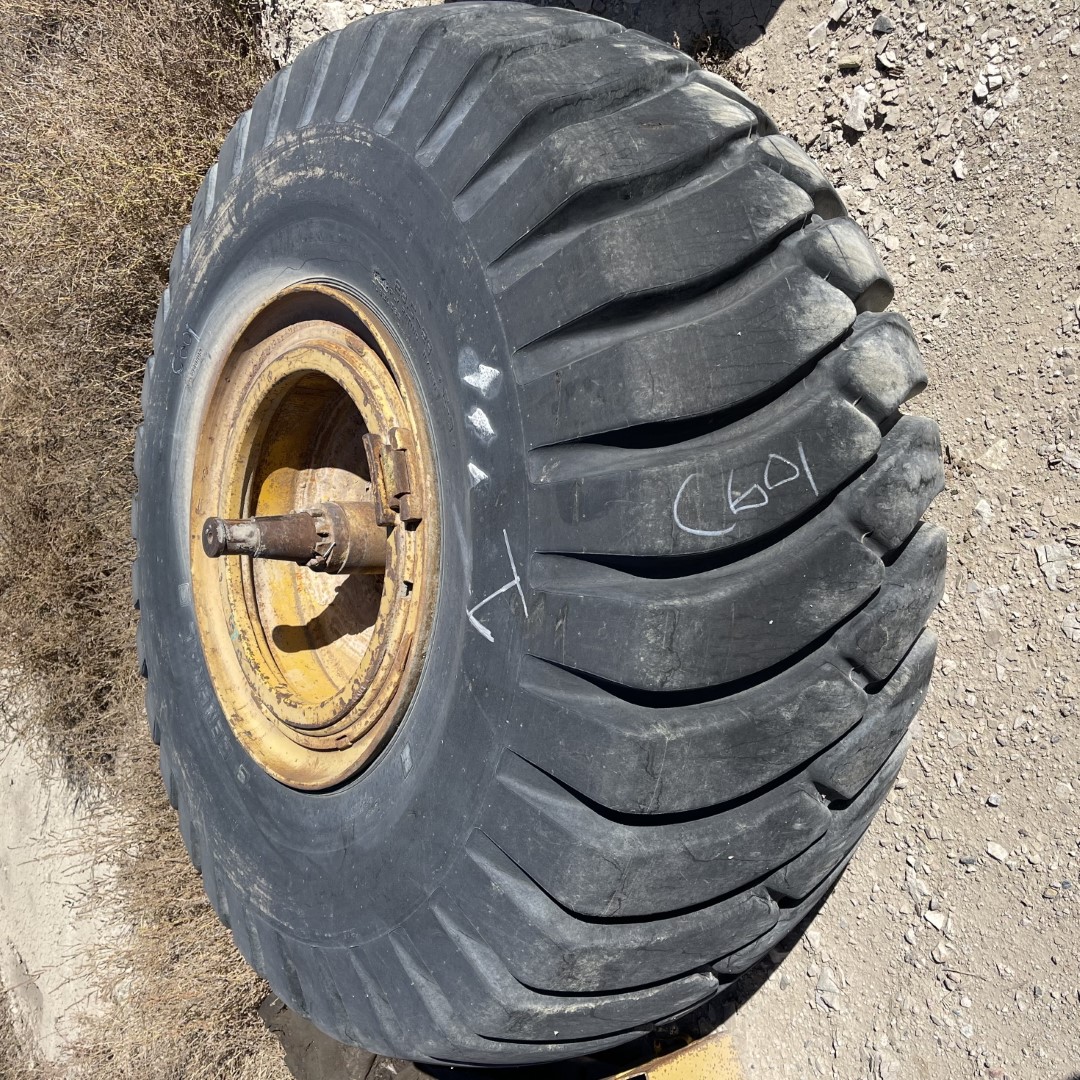 <font color='#da2127' font size ='2'><b>29.5X29 General OTR Tire E-3 L-3 NDLCM 28-Ply </font></b><br><font size ='1' color='grey'>CONDITION: </font><font size ='2'>Used<br><font size ='1' color='grey'>TREAD DEPTH:</font><font size ='2'> 38/32nds<br><font size ='1' color='grey'>DETAILS:</font><font size ='2'> Clean, On Wheel<br><font size ='1' color='grey'>REF #:</font><font size ='2'> C601<br><font size ='1' color='grey'>LOCATION:</font><font size ='2'> San Jacinto, CA