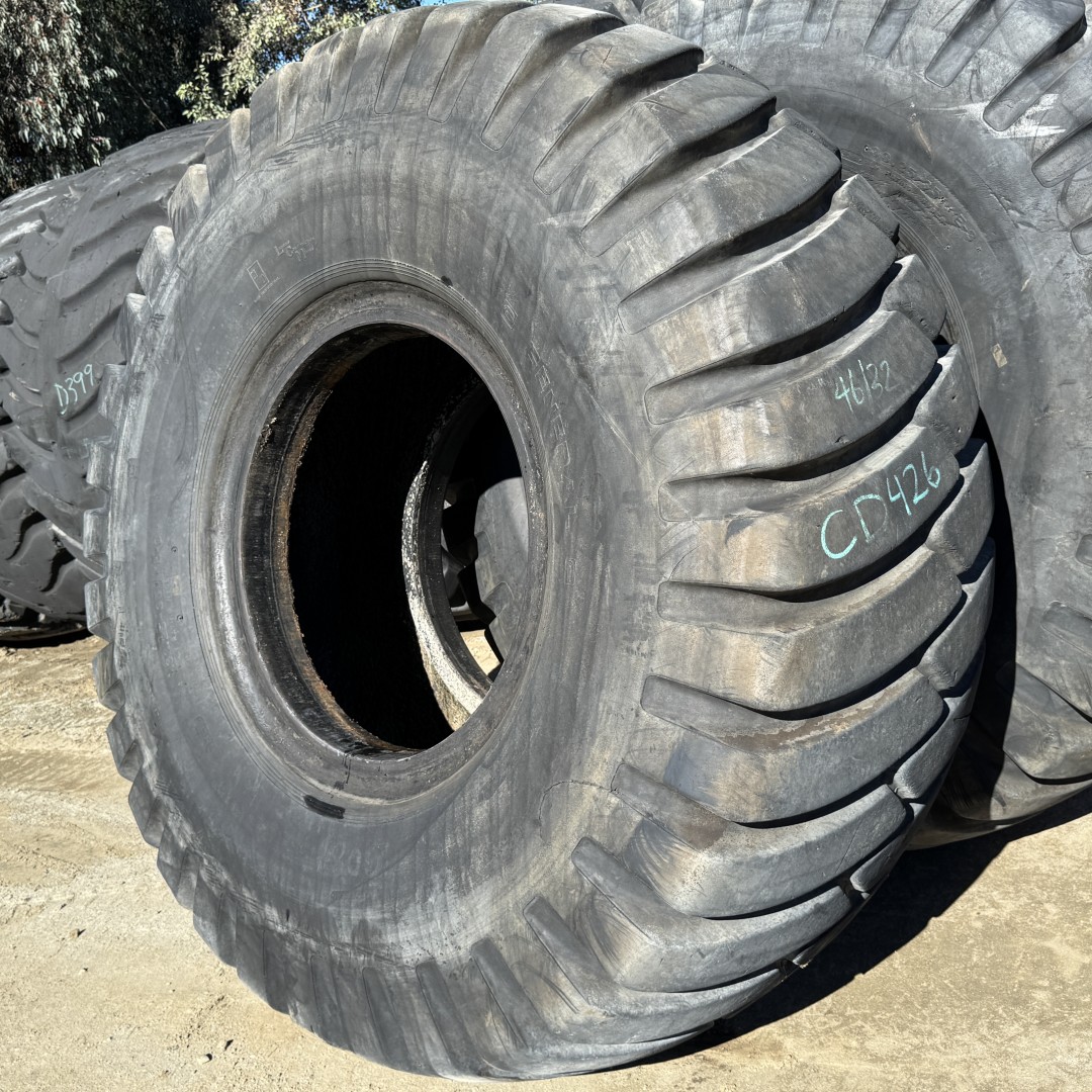 <font color='#da2127' font size ='2'><b>33.25X35 General OTR Tire E-3 L-3 NDLCM 32-Ply </font></b><br><font size ='1' color='grey'>CONDITION: </font><font size ='2'>Used<br><font size ='1' color='grey'>TREAD DEPTH:</font><font size ='2'> 46/32nds<br><font size ='1' color='grey'>DETAILS:</font><font size ='2'> Clean<br><font size ='1' color='grey'>REF #:</font><font size ='2'> D426<br><font size ='1' color='grey'>LOCATION:</font><font size ='2'> San Jacinto, CA