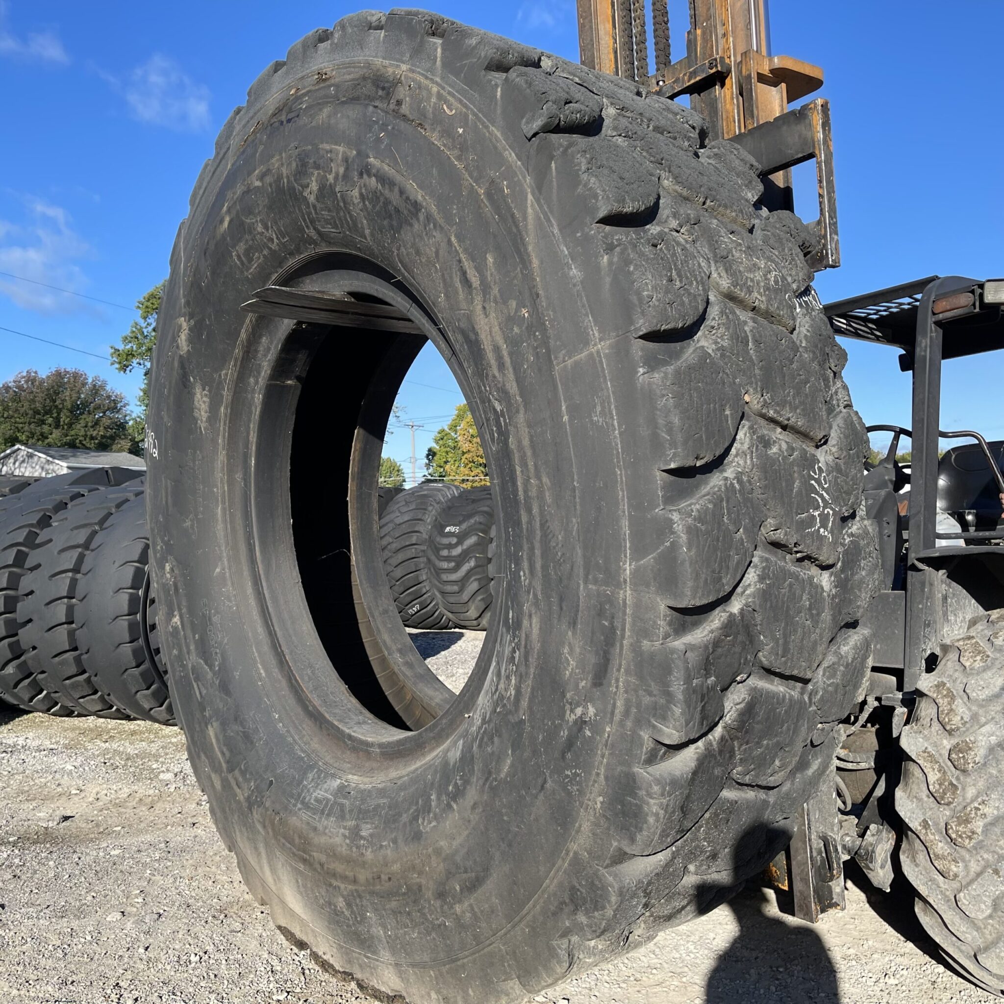 27.00X49 General OTR Tire E4 CM150 48Ply CONDITION RetreadUsedTREAD