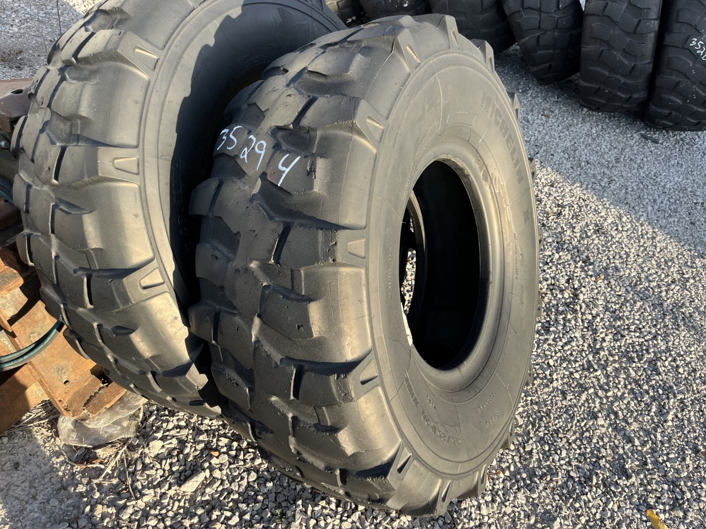 395/85R20 Michelin OTR Tire E3 Military XML 14Ply CONDITION Used