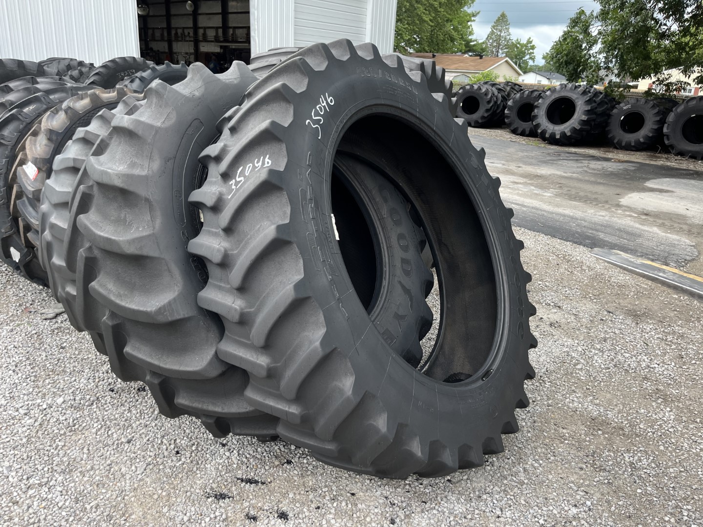 480/80R50 Firestone OTR Tire R1W Deep Tread 23 159B CONDITION Used