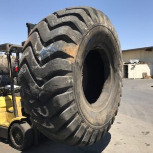 <font color='#da2127' font size ='2'><b>33.5X39 Goodyear OTR Tire E-3 E3 38-Ply </font></b><br><font size ='1' color='grey'>CONDITION: </font><font size ='2'>Retread-Used<br><font size ='1' color='grey'>TREAD DEPTH:</font><font size ='2'>  50/32nds<br><font size ='1' color='grey'>DETAILS:</font><font size ='2'> Clean, Old<br><font size ='1' color='grey'>REF #:</font><font size ='2'> P530<br><font size ='1' color='grey'>LOCATION:</font><font size ='2'> Chino, CA