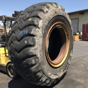 <font color='#da2127' font size ='2'><b>33.5X39 Firestone OTR Tire E-3 L-3 SRG Super Rock Grip 38-Ply </font></b><br><font size ='1' color='grey'>CONDITION: </font><font size ='2'>Used<br><font size ='1' color='grey'>TREAD DEPTH:</font><font size ='2'>  25/32nds<br><font size ='1' color='grey'>DETAILS:</font><font size ='2'> Tread Section / Repair Needed<br><font size ='1' color='grey'>REF #:</font><font size ='2'> P537<br><font size ='1' color='grey'>LOCATION:</font><font size ='2'> Chino, CA