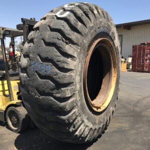 <font color='#da2127' font size ='2'><b>33.5X39 Goodyear OTR Tire E-3 L-3 SHRL8 Super Hard Rock Lug 8 38-Ply </font></b><br><font size ='1' color='grey'>CONDITION: </font><font size ='2'>Used<br><font size ='1' color='grey'>TREAD DEPTH:</font><font size ='2'>  50/32nds<br><font size ='1' color='grey'>DETAILS:</font><font size ='2'> Sidewall Patch / Repair Needed<br><font size ='1' color='grey'>REF #:</font><font size ='2'> P539<br><font size ='1' color='grey'>LOCATION:</font><font size ='2'> Chino, CA