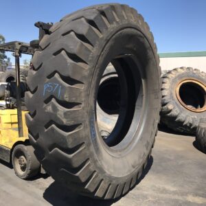 <font color='#da2127' font size ='2'><b>24.00X49 General OTR Tire E-4 CM150 CM 150 42-Ply </font></b><br><font size ='1' color='grey'>CONDITION: </font><font size ='2'>Retread-Used<br><font size ='1' color='grey'>TREAD DEPTH:</font><font size ='2'>  25/32nds<br><font size ='1' color='grey'>DETAILS:</font><font size ='2'> Clean, Bead Repair Needed<br><font size ='1' color='grey'>REF #:</font><font size ='2'> P571<br><font size ='1' color='grey'>LOCATION:</font><font size ='2'> Santa Maria, CA