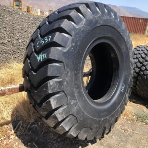 <font color='#da2127' font size ='2'><b>29.5X35 Firestone OTR Tire E-3 L-3 SRG Super Rock Grip 34-Ply </font></b><br><font size ='1' color='grey'>CONDITION: </font><font size ='2'>New-Take-Off<br><font size ='1' color='grey'>TREAD DEPTH:</font><font size ='2'>  48/32nds<br><font size ='1' color='grey'>DETAILS:</font><font size ='2'> Clean<br><font size ='1' color='grey'>REF #:</font><font size ='2'> C537<br><font size ='1' color='grey'>LOCATION:</font><font size ='2'> Gilson, IL