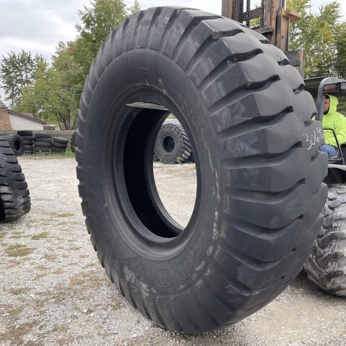 <font color='#da2127' font size ='2'><b>30.00R51 Goodyear OTR Tire E-4 RL4J 2-Star </font></b><br><font size ='1' color='grey'>CONDITION: </font><font size ='2'>Used<br><font size ='1' color='grey'>TREAD DEPTH:</font><font size ='2'>  59/32nds<br><font size ='1' color='grey'>DETAILS:</font><font size ='2'> Clean<br><font size ='1' color='grey'>REF #:</font><font size ='2'> G30696<br><font size ='1' color='grey'>LOCATION:</font><font size ='2'> St. Louis, MO