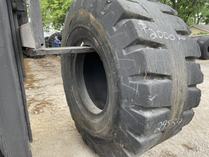 <font color='#da2127' font size ='2'><b>35/65X33 Firestone OTR Tire L-5 L5 24-Ply </font></b><br><font size ='1' color='grey'>CONDITION: </font><font size ='2'>Retread-Used<br><font size ='1' color='grey'>TREAD DEPTH:</font><font size ='2'>  88/32nds<br><font size ='1' color='grey'>DETAILS:</font><font size ='2'> Clean<br><font size ='1' color='grey'>REF #:</font><font size ='2'> G29539<br><font size ='1' color='grey'>LOCATION:</font><font size ='2'> St. Louis, MO