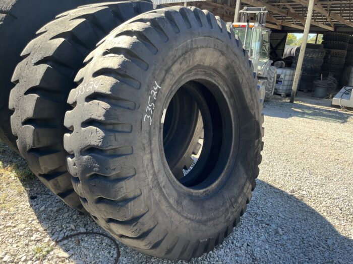 <font color='#da2127' font size ='2'><b>21.00X35 General OTR Tire E-4 L-4 E4/L4 36-Ply </font></b><br><font size ='1' color='grey'>CONDITION: </font><font size ='2'>Retread-Used<br><font size ='1' color='grey'>TREAD DEPTH:</font><font size ='2'>  47/32nds<br><font size ='1' color='grey'>DETAILS:</font><font size ='2'> Clean, Burn Spot<br><font size ='1' color='grey'>REF #:</font><font size ='2'> G33524<br><font size ='1' color='grey'>LOCATION:</font><font size ='2'> St. Louis, MO