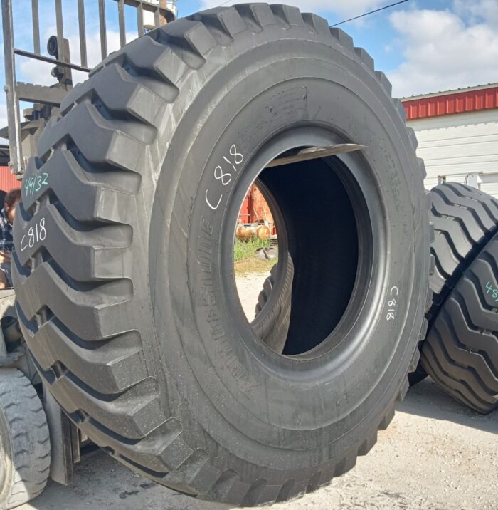 <font color='#da2127' font size ='2'><b>29.5R35 Bridgestone OTR Tire E-3 VRL 2-Star </font></b><br><font size ='1' color='grey'>CONDITION: </font><font size ='2'>Used-Low-Hour<br><font size ='1' color='grey'>TREAD DEPTH:</font><font size ='2'>  48/32nds<br><font size ='1' color='grey'>DETAILS:</font><font size ='2'> Clean<br><font size ='1' color='grey'>REF #:</font><font size ='2'> C818<br><font size ='1' color='grey'>LOCATION:</font><font size ='2'> Sioux City, IA