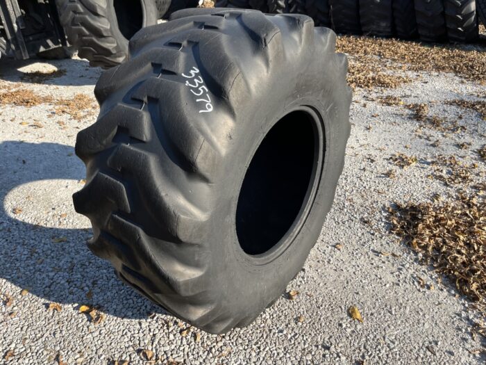 <font color='#da2127' font size ='2'><b>21LX24 Firestone OTR Tire R-4 All Traction Utility ATU 12-Ply </font></b><br><font size ='1' color='grey'>CONDITION: </font><font size ='2'>Used<br><font size ='1' color='grey'>TREAD DEPTH:</font><font size ='2'>  17/32nds<br><font size ='1' color='grey'>DETAILS:</font><font size ='2'> Clean<br><font size ='1' color='grey'>REF #:</font><font size ='2'> G33579<br><font size ='1' color='grey'>LOCATION:</font><font size ='2'> St. Louis, MO