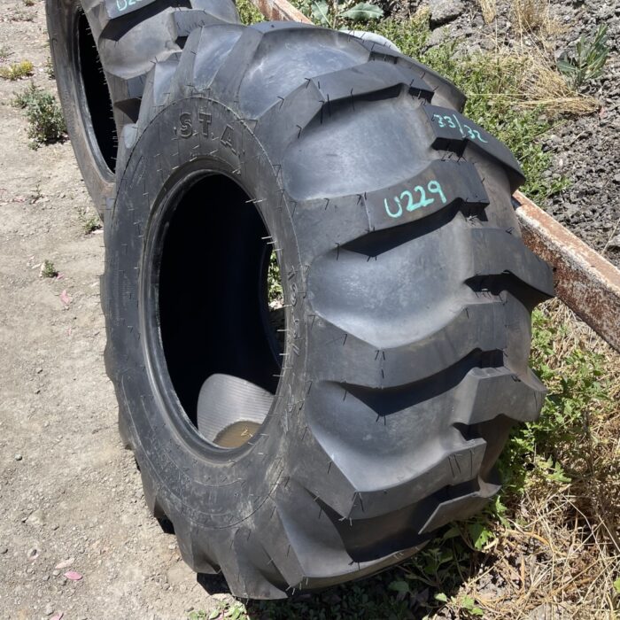 <font color='#da2127' font size ='2'><b>19.5L24 Specialty Tires of America OTR Tire E-2 L-2 G-2 R-4 American Contractor 10-Ply </font></b><br><font size ='1' color='grey'>CONDITION: </font><font size ='2'>Used-Low-Hour<br><font size ='1' color='grey'>TREAD DEPTH:</font><font size ='2'>  32/32nds<br><font size ='1' color='grey'>DETAILS:</font><font size ='2'> Clean<br><font size ='1' color='grey'>REF #:</font><font size ='2'> U229<br><font size ='1' color='grey'>LOCATION:</font><font size ='2'> Shidler, OK