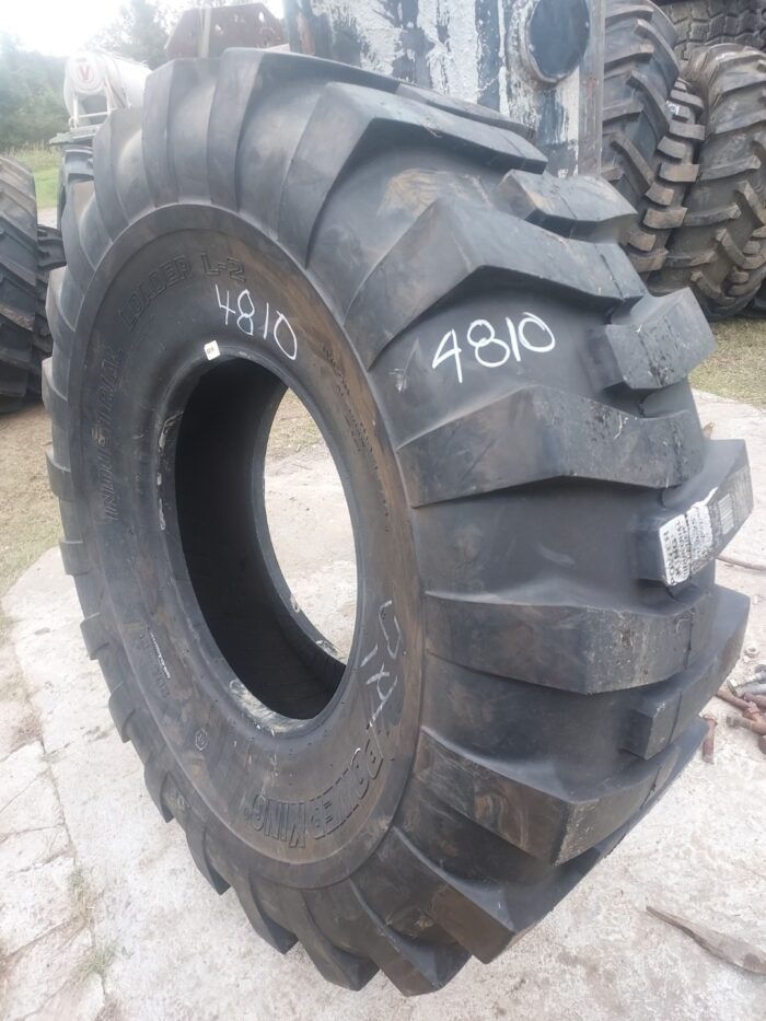 <font color='#da2127' font size ='2'><b>20.5X25 Power King OTR Tire L-2 Industrial Loader 16-Ply </font></b><br><font size ='1' color='grey'>CONDITION: </font><font size ='2'>New<br><font size ='1' color='grey'>TREAD DEPTH:</font><font size ='2'>  33/32nds<br><font size ='1' color='grey'>DETAILS:</font><font size ='2'> Unused<br><font size ='1' color='grey'>REF #:</font><font size ='2'> T4810<br><font size ='1' color='grey'>LOCATION:</font><font size ='2'> Columbia, SC