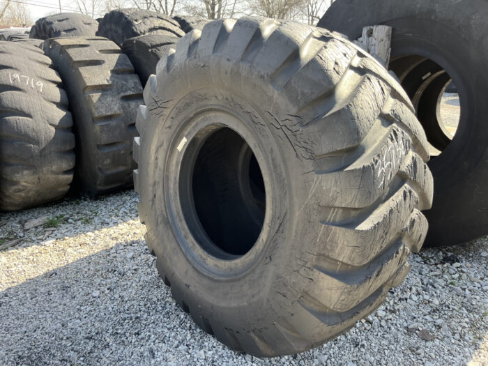 <font color='#da2127' font size ='2'><b>29.5X29 General OTR Tire E-2 All Duty 28-Ply </font></b><br><font size ='1' color='grey'>CONDITION: </font><font size ='2'>Used <br><font size ='1' color='grey'>TREAD DEPTH:</font><font size ='2'>  38/32nds<br><font size ='1' color='grey'>DETAILS:</font><font size ='2'> Sat Flat, Holds Air "As Is"<br><font size ='1' color='grey'>REF #:</font><font size ='2'> G35732<br><font size ='1' color='grey'>LOCATION:</font><font size ='2'> St. Louis, MO