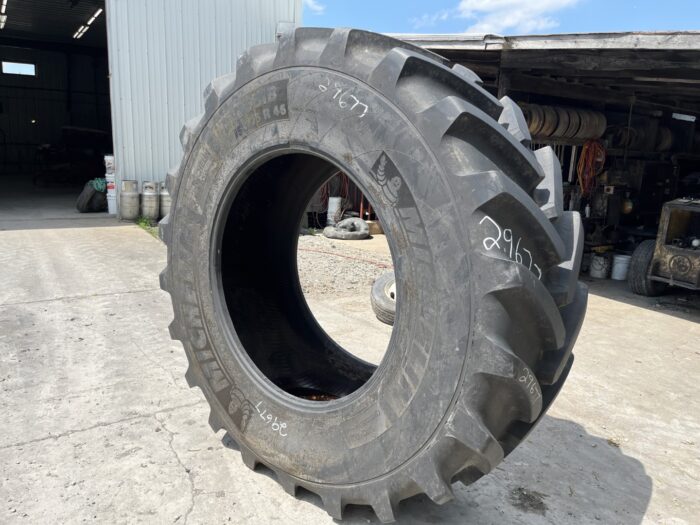 <font color='#da2127' font size ='2'><b>750/75R46 Michelin OTR Tire R-1W Axiobib 186D </font></b><br><font size ='1' color='grey'>CONDITION: </font><font size ='2'>Used<br><font size ='1' color='grey'>TREAD DEPTH:</font><font size ='2'>  88/32nds<br><font size ='1' color='grey'>DETAILS:</font><font size ='2'> 1-Sidewall Section<br><font size ='1' color='grey'>REF #:</font><font size ='2'> G29677<br><font size ='1' color='grey'>LOCATION:</font><font size ='2'> St. Louis, MO