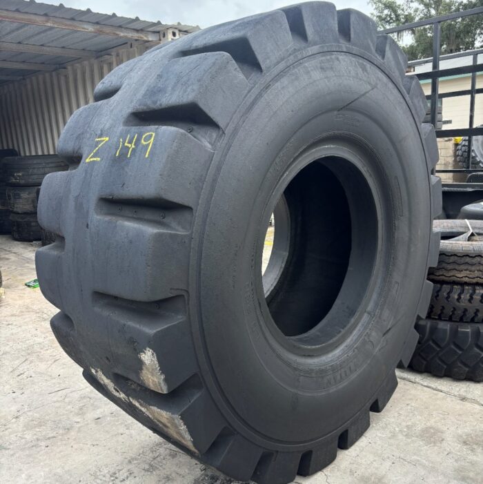 <font color='#da2127' font size ='2'><b>35/65X33 Titan OTR Tire L-5 LD250 42-Ply </font></b><br><font size ='1' color='grey'>CONDITION: </font><font size ='2'>Retread-Used<br><font size ='1' color='grey'>TREAD DEPTH:</font><font size ='2'> <br><font size ='1' color='grey'>DETAILS:</font><font size ='2'> Clean, Minor Rock Cuts<br><font size ='1' color='grey'>REF #:</font><font size ='2'> Z149<br><font size ='1' color='grey'>LOCATION:</font><font size ='2'> Avon Park, FL