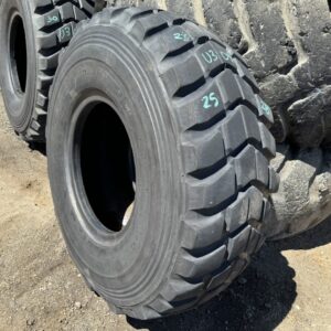 <font color='#da2127' font size ='2'><b>20.5R25 Bridgestone OTR Tire E-2 VKT 1-Star </font></b><br><font size ='1' color='grey'>CONDITION: </font><font size ='2'>Used<br><font size ='1' color='grey'>TREAD DEPTH:</font><font size ='2'>  27/32nds<br><font size ='1' color='grey'>DETAILS:</font><font size ='2'> Clean<br><font size ='1' color='grey'>REF #:</font><font size ='2'> U304<br><font size ='1' color='grey'>LOCATION:</font><font size ='2'> Fowler, CA