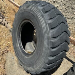 <font color='#da2127' font size ='2'><b>20.5R25 Bridgestone OTR Tire E-2 VKT 1-Star </font></b><br><font size ='1' color='grey'>CONDITION: </font><font size ='2'>Used<br><font size ='1' color='grey'>TREAD DEPTH:</font><font size ='2'>  17/32nds<br><font size ='1' color='grey'>DETAILS:</font><font size ='2'> Clean<br><font size ='1' color='grey'>REF #:</font><font size ='2'> U523<br><font size ='1' color='grey'>LOCATION:</font><font size ='2'> Fowler, CA