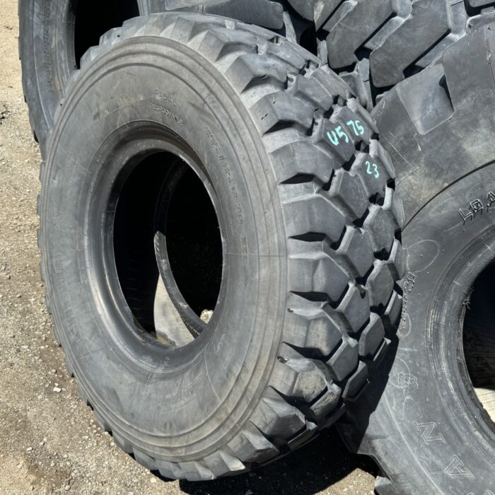 <font color='#da2127' font size ='2'><b>395/85R20 Michelin OTR Tire M-3 Off-Road XZL Military  168G </font></b><br><font size ='1' color='grey'>CONDITION: </font><font size ='2'>Used<br><font size ='1' color='grey'>TREAD DEPTH:</font><font size ='2'>  23/32nds<br><font size ='1' color='grey'>DETAILS:</font><font size ='2'> Clean, 2018<br><font size ='1' color='grey'>REF #:</font><font size ='2'> U575<br><font size ='1' color='grey'>LOCATION:</font><font size ='2'> San Jacinto, CA