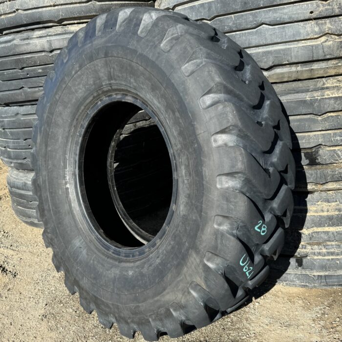<font color='#da2127' font size ='2'><b>14.00R24 Michelin OTR Tire E-2 L-2 G-2 XGLA2 1-Star </font></b><br><font size ='1' color='grey'>CONDITION: </font><font size ='2'>Used<br><font size ='1' color='grey'>TREAD DEPTH:</font><font size ='2'>  28/32nds<br><font size ='1' color='grey'>DETAILS:</font><font size ='2'> Clean, Weathered Tread<br><font size ='1' color='grey'>REF #:</font><font size ='2'> U621<br><font size ='1' color='grey'>LOCATION:</font><font size ='2'> San Jacinto, CA