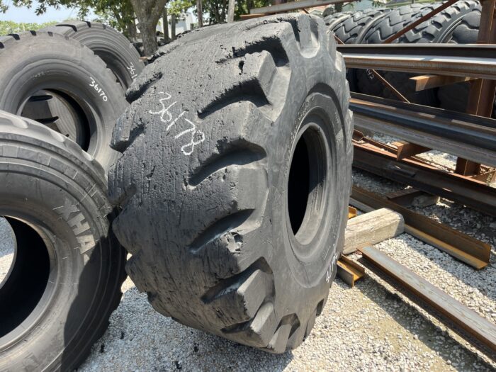 <font color='#da2127' font size ='2'><b>29.5X25 Firestone OTR Tire L-5 SDT LD Super Deep Tread  28-Ply </font></b><br><font size ='1' color='grey'>CONDITION: </font><font size ='2'>Used<br><font size ='1' color='grey'>TREAD DEPTH:</font><font size ='2'>  32/32nds<br><font size ='1' color='grey'>DETAILS:</font><font size ='2'> 2-Sidewall Sections, 2-Nail Patches<br><font size ='1' color='grey'>REF #:</font><font size ='2'> G36178<br><font size ='1' color='grey'>LOCATION:</font><font size ='2'> St. Louis, MO