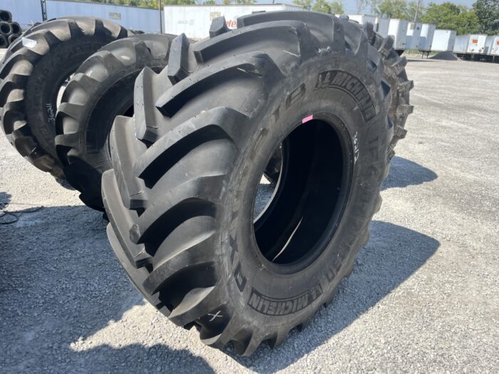 <font color='#da2127' font size ='2'><b>650/75R30 Michelin OTR Tire R-1W Axiobib 166A8 </font></b><br><font size ='1' color='grey'>CONDITION: </font><font size ='2'>New<br><font size ='1' color='grey'>TREAD DEPTH:</font><font size ='2'>  72/32nds<br><font size ='1' color='grey'>DETAILS:</font><font size ='2'> Unused<br><font size ='1' color='grey'>REF #:</font><font size ='2'> G36212<br><font size ='1' color='grey'>LOCATION:</font><font size ='2'> St. Louis, MO