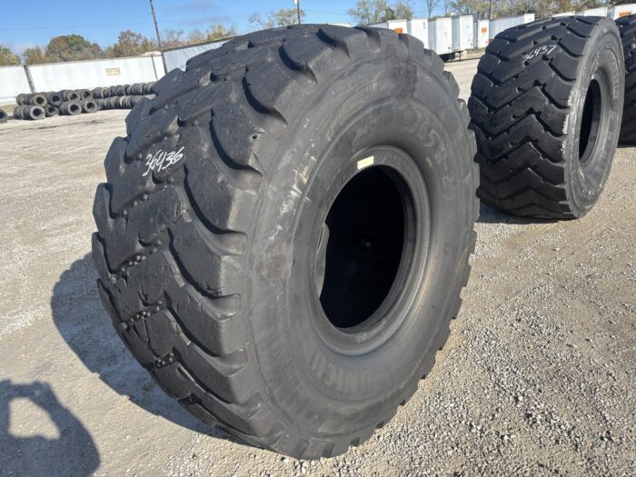 <font color='#da2127' font size ='2'><b>875/65R29 Unicure OTR Tire L-3 E-3 CLD 2-Star </font></b><br><font size ='1' color='grey'>CONDITION: </font><font size ='2'>Retread-Used<br><font size ='1' color='grey'>TREAD DEPTH:</font><font size ='2'>  25/32nds<br><font size ='1' color='grey'>DETAILS:</font><font size ='2'> Clean, Sidewall Spots<br><font size ='1' color='grey'>REF #:</font><font size ='2'> G36436<br><font size ='1' color='grey'>LOCATION:</font><font size ='2'> St. Louis, MO