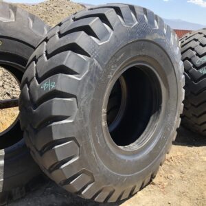 <font color='#da2127' font size ='2'><b>29.5X35 Firestone OTR Tire E-3 L-3 SRG Super Rock Grip 34-Ply </font></b><br><font size ='1' color='grey'>CONDITION: </font><font size ='2'>Used<br><font size ='1' color='grey'>TREAD DEPTH:</font><font size ='2'>  45/32nds<br><font size ='1' color='grey'>DETAILS:</font><font size ='2'> Clean<br><font size ='1' color='grey'>REF #:</font><font size ='2'> D261<br><font size ='1' color='grey'>LOCATION:</font><font size ='2'> Amarillo, TX