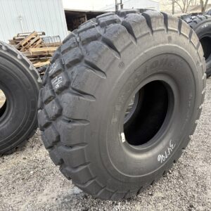 <font color='#da2127' font size ='2'><b>26.5R25 Firestone OTR Tire E-3 L-3 VersaBuilt AP 1-Star </font></b><br><font size ='1' color='grey'>CONDITION: </font><font size ='2'>Used<br><font size ='1' color='grey'>TREAD DEPTH:</font><font size ='2'>  38/32nds<br><font size ='1' color='grey'>DETAILS:</font><font size ='2'> 1-Tread Section<br><font size ='1' color='grey'>REF #:</font><font size ='2'> G34796<br><font size ='1' color='grey'>LOCATION:</font><font size ='2'> St. Louis, MO