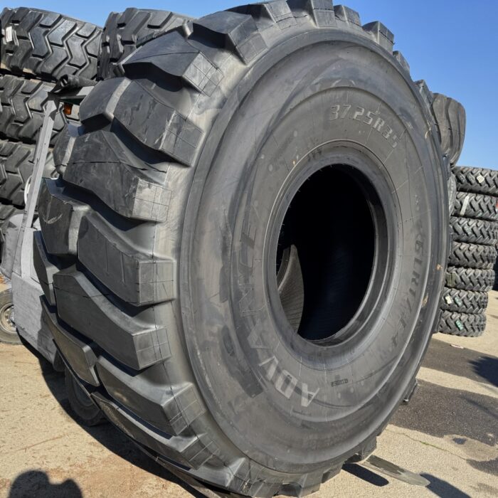 <font color='#da2127' font size ='2'><b>37.25R35 Advance OTR Tire E-4 GLR17 2-Star </font></b><br><font size ='1' color='grey'>CONDITION: </font><font size ='2'>New<br><font size ='1' color='grey'>TREAD DEPTH:</font><font size ='2'>  68/32nds<br><font size ='1' color='grey'>DETAILS:</font><font size ='2'> Unused<br><font size ='1' color='grey'>REF #:</font><font size ='2'> LS008<br><font size ='1' color='grey'>LOCATION:</font><font size ='2'> Fowler, CA