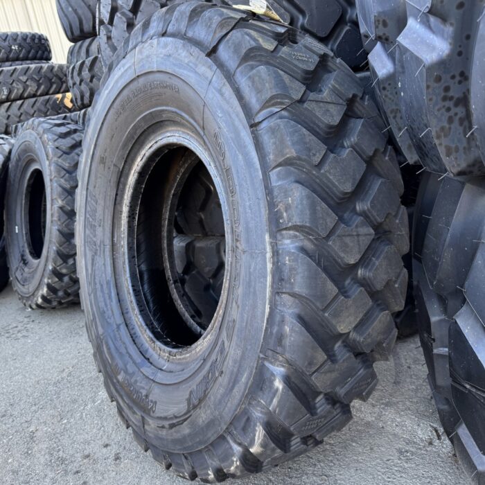 <font color='#da2127' font size ='2'><b>14.00R24 Double Coin OTR Tire E-2 L-2 G-2 REM1 1-Star </font></b><br><font size ='1' color='grey'>CONDITION: </font><font size ='2'>New<br><font size ='1' color='grey'>TREAD DEPTH:</font><font size ='2'>  38/32nds<br><font size ='1' color='grey'>DETAILS:</font><font size ='2'> Unused<br><font size ='1' color='grey'>REF #:</font><font size ='2'> LS067<br><font size ='1' color='grey'>LOCATION:</font><font size ='2'> Fowler, CA