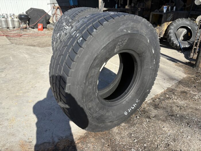 <font color='#da2127' font size ='2'><b>525/80R25 Michelin OTR Tire E-2 Crane X-Crane 176F </font></b><br><font size ='1' color='grey'>CONDITION: </font><font size ='2'>Used <br><font size ='1' color='grey'>TREAD DEPTH:</font><font size ='2'>  12/32nds<br><font size ='1' color='grey'>DETAILS:</font><font size ='2'> Clean<br><font size ='1' color='grey'>REF #:</font><font size ='2'> G34848<br><font size ='1' color='grey'>LOCATION:</font><font size ='2'> St. Louis, MO