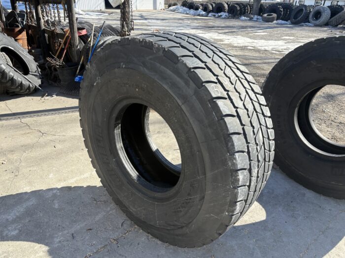 <font color='#da2127' font size ='2'><b>525/80R25 Michelin OTR Tire E-2 Crane X-Crane 176F </font></b><br><font size ='1' color='grey'>CONDITION: </font><font size ='2'>Used <br><font size ='1' color='grey'>TREAD DEPTH:</font><font size ='2'>  12/32nds<br><font size ='1' color='grey'>DETAILS:</font><font size ='2'> Clean<br><font size ='1' color='grey'>REF #:</font><font size ='2'> G34849<br><font size ='1' color='grey'>LOCATION:</font><font size ='2'> St. Louis, MO