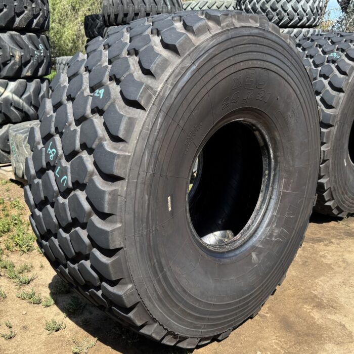 <font color='#da2127' font size ='2'><b>24R21 Michelin OTR Tire M-3 Off-Road XZL Military  16-Ply </font></b><br><font size ='1' color='grey'>CONDITION: </font><font size ='2'>Used-Low-Hour<br><font size ='1' color='grey'>TREAD DEPTH:</font><font size ='2'>  29/32nds<br><font size ='1' color='grey'>DETAILS:</font><font size ='2'> Clean, 2017<br><font size ='1' color='grey'>REF #:</font><font size ='2'> U784<br><font size ='1' color='grey'>LOCATION:</font><font size ='2'> San Jacinto, CA