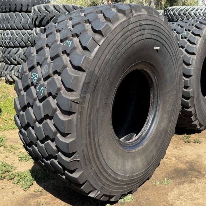 <font color='#da2127' font size ='2'><b>24R21 Michelin OTR Tire M-3 Off-Road XZL Military  16-Ply </font></b><br><font size ='1' color='grey'>CONDITION: </font><font size ='2'>Used-Low-Hour<br><font size ='1' color='grey'>TREAD DEPTH:</font><font size ='2'>  29/32nds<br><font size ='1' color='grey'>DETAILS:</font><font size ='2'> Clean, 2017<br><font size ='1' color='grey'>REF #:</font><font size ='2'> U785<br><font size ='1' color='grey'>LOCATION:</font><font size ='2'> San Jacinto, CA