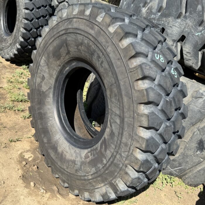 <font color='#da2127' font size ='2'><b>16.00R20 Michelin OTR Tire M-3 Off-Road XML Military  173/170G </font></b><br><font size ='1' color='grey'>CONDITION: </font><font size ='2'>Used<br><font size ='1' color='grey'>TREAD DEPTH:</font><font size ='2'>  30/32nds<br><font size ='1' color='grey'>DETAILS:</font><font size ='2'> Clean, 2017<br><font size ='1' color='grey'>REF #:</font><font size ='2'> U863<br><font size ='1' color='grey'>LOCATION:</font><font size ='2'> San Jacinto, CA