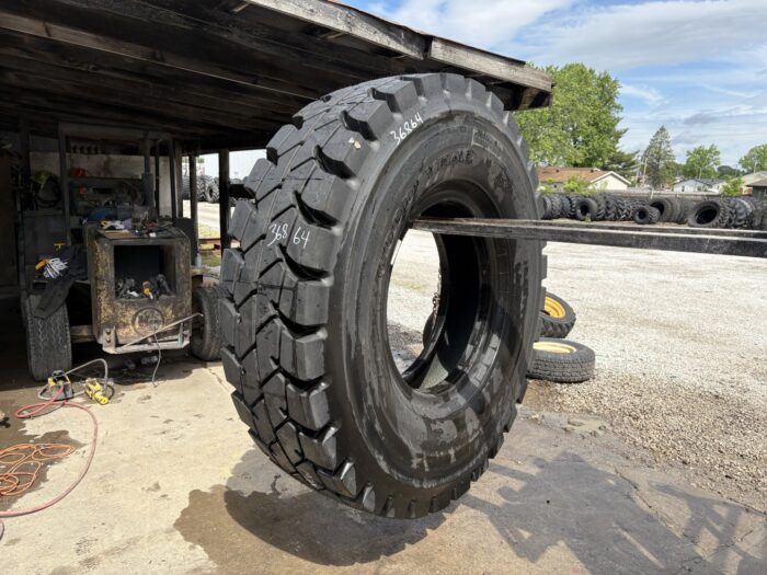 <font color='#da2127' font size ='2'><b>18.00R33 Goodyear OTR Tire E-4 RM-4B+ 3-Star </font></b><br><font size ='1' color='grey'>CONDITION: </font><font size ='2'>New<br><font size ='1' color='grey'>TREAD DEPTH:</font><font size ='2'>  80/32nds<br><font size ='1' color='grey'>DETAILS:</font><font size ='2'> Unused<br><font size ='1' color='grey'>REF #:</font><font size ='2'> G36864<br><font size ='1' color='grey'>LOCATION:</font><font size ='2'> St. Louis, MO