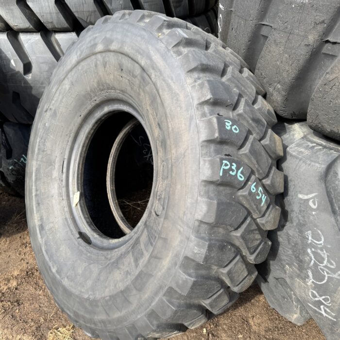 <font color='#da2127' font size ='2'><b>16.00R21 Goodyear  OTR Tire E-3 L-3 G-3 AT2A AT-2A M </font></b><br><font size ='1' color='grey'>CONDITION: </font><font size ='2'>Used <br><font size ='1' color='grey'>TREAD DEPTH:</font><font size ='2'>  30/32nds<br><font size ='1' color='grey'>DETAILS:</font><font size ='2'> Clean, Balance Pads<br><font size ='1' color='grey'>REF #:</font><font size ='2'> P36654<br><font size ='1' color='grey'>LOCATION:</font><font size ='2'> San Jacinto, CA