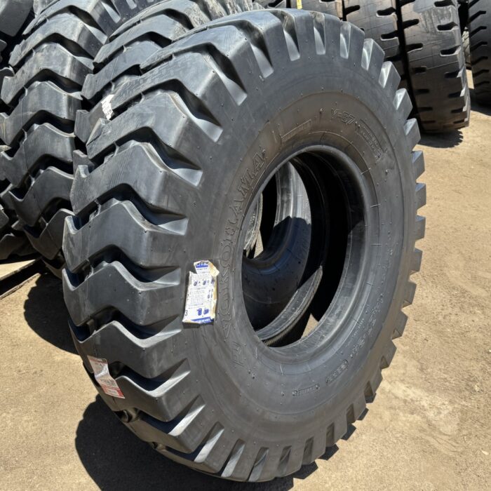 <font color='#da2127' font size ='2'><b>14.00X24 Yokohama OTR Tire E-3 L-3 G-3 IND-3 Y67 28-Ply </font></b><br><font size ='1' color='grey'>CONDITION: </font><font size ='2'>New<br><font size ='1' color='grey'>TREAD DEPTH:</font><font size ='2'>  35/32nds<br><font size ='1' color='grey'>DETAILS:</font><font size ='2'> Unused<br><font size ='1' color='grey'>REF #:</font><font size ='2'> U895<br><font size ='1' color='grey'>LOCATION:</font><font size ='2'> San Jacinto, CA