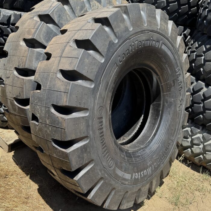 <font color='#da2127' font size ='2'><b>16.00X25 Continental OTR Tire E-4 IND-4 Container Master 32-Ply </font></b><br><font size ='1' color='grey'>CONDITION: </font><font size ='2'>New<br><font size ='1' color='grey'>TREAD DEPTH:</font><font size ='2'>  56/32nds<br><font size ='1' color='grey'>DETAILS:</font><font size ='2'> Unused<br><font size ='1' color='grey'>REF #:</font><font size ='2'> U897<br><font size ='1' color='grey'>LOCATION:</font><font size ='2'> San Jacinto, CA