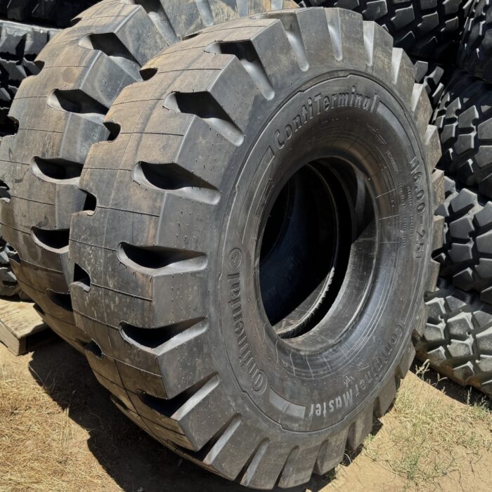 <font color='#da2127' font size ='2'><b>16.00X25 Continental OTR Tire E-4 IND-4 Container Master 32-Ply </font></b><br><font size ='1' color='grey'>CONDITION: </font><font size ='2'>New<br><font size ='1' color='grey'>TREAD DEPTH:</font><font size ='2'>  56/32nds<br><font size ='1' color='grey'>DETAILS:</font><font size ='2'> Unused<br><font size ='1' color='grey'>REF #:</font><font size ='2'> U898<br><font size ='1' color='grey'>LOCATION:</font><font size ='2'> San Jacinto, CA