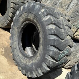 <font color='#da2127' font size ='2'><b>20.5X25 YKS OTR Tire E-3 L-3 HL410 16-Ply </font></b><br><font size ='1' color='grey'>CONDITION: </font><font size ='2'>Used<br><font size ='1' color='grey'>TREAD DEPTH:</font><font size ='2'>  21/32nds<br><font size ='1' color='grey'>DETAILS:</font><font size ='2'> Clean, Old<br><font size ='1' color='grey'>REF #:</font><font size ='2'> D330<br><font size ='1' color='grey'>LOCATION:</font><font size ='2'> San Jacinto, CA