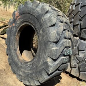 <font color='#da2127' font size ='2'><b>20.5X25 Advance OTR Tire E-2 L-2 G-2 Traction Regular 16-Ply </font></b><br><font size ='1' color='grey'>CONDITION: </font><font size ='2'>Used<br><font size ='1' color='grey'>TREAD DEPTH:</font><font size ='2'>  31/32nds<br><font size ='1' color='grey'>DETAILS:</font><font size ='2'> Clean, Possible Bead Issues<br><font size ='1' color='grey'>REF #:</font><font size ='2'> D333<br><font size ='1' color='grey'>LOCATION:</font><font size ='2'> San Jacinto, CA