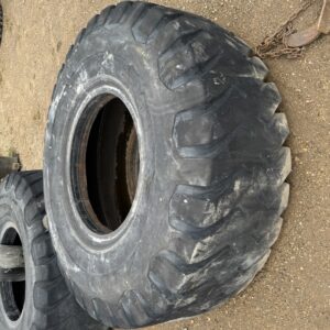 <font color='#da2127' font size ='2'><b>29.5X35 Firestone OTR Tire E-3 L-3 SRG Super Rock Grip 34-Ply </font></b><br><font size ='1' color='grey'>CONDITION: </font><font size ='2'>Used<br><font size ='1' color='grey'>TREAD DEPTH:</font><font size ='2'>  14/32nds<br><font size ='1' color='grey'>DETAILS:</font><font size ='2'> Clean, Low Rubber<br><font size ='1' color='grey'>REF #:</font><font size ='2'> SK133<br><font size ='1' color='grey'>LOCATION:</font><font size ='2'> Saskatoon, SK