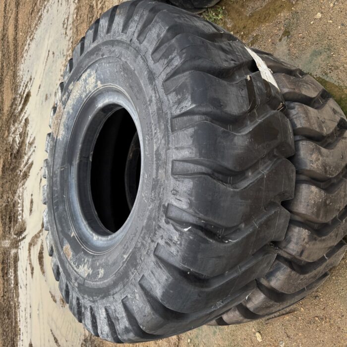 <font color='#da2127' font size ='2'><b>26.5X29 Mitas OTR Tire L-3 EM30 26-Ply </font></b><br><font size ='1' color='grey'>CONDITION: </font><font size ='2'>New<br><font size ='1' color='grey'>TREAD DEPTH:</font><font size ='2'>  45/32nds<br><font size ='1' color='grey'>DETAILS:</font><font size ='2'> Unused<br><font size ='1' color='grey'>REF #:</font><font size ='2'> SK136<br><font size ='1' color='grey'>LOCATION:</font><font size ='2'> Saskatoon, SK