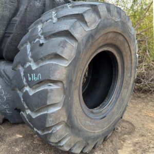 <font color='#da2127' font size ='2'><b>23.5X25 Firestone OTR Tire E-3 L-3 SRG Super Rock Grip 20-Ply </font></b><br><font size ='1' color='grey'>CONDITION: </font><font size ='2'>Used<br><font size ='1' color='grey'>TREAD DEPTH:</font><font size ='2'>  33/32nds<br><font size ='1' color='grey'>DETAILS:</font><font size ='2'> Clean<br><font size ='1' color='grey'>REF #:</font><font size ='2'> U919<br><font size ='1' color='grey'>LOCATION:</font><font size ='2'> San Jacinto, CA