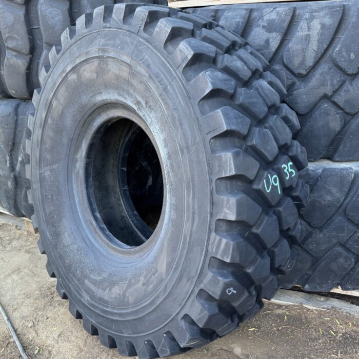 <font color='#da2127' font size ='2'><b>16.00R20 Michelin OTR Tire M-3 Off-Road XML Military  173/170G </font></b><br><font size ='1' color='grey'>CONDITION: </font><font size ='2'>Used<br><font size ='1' color='grey'>TREAD DEPTH:</font><font size ='2'>  29/32nds<br><font size ='1' color='grey'>DETAILS:</font><font size ='2'> Clean, 2012<br><font size ='1' color='grey'>REF #:</font><font size ='2'> U935<br><font size ='1' color='grey'>LOCATION:</font><font size ='2'> San Jacinto, CA