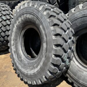 <font color='#da2127' font size ='2'><b>16.00R20 Michelin OTR Tire M-3 Off-Road XML Military  173/170G </font></b><br><font size ='1' color='grey'>CONDITION: </font><font size ='2'>Used<br><font size ='1' color='grey'>TREAD DEPTH:</font><font size ='2'>  30/32nds<br><font size ='1' color='grey'>DETAILS:</font><font size ='2'> Clean, 2003<br><font size ='1' color='grey'>REF #:</font><font size ='2'> U943<br><font size ='1' color='grey'>LOCATION:</font><font size ='2'> San Jacinto, CA